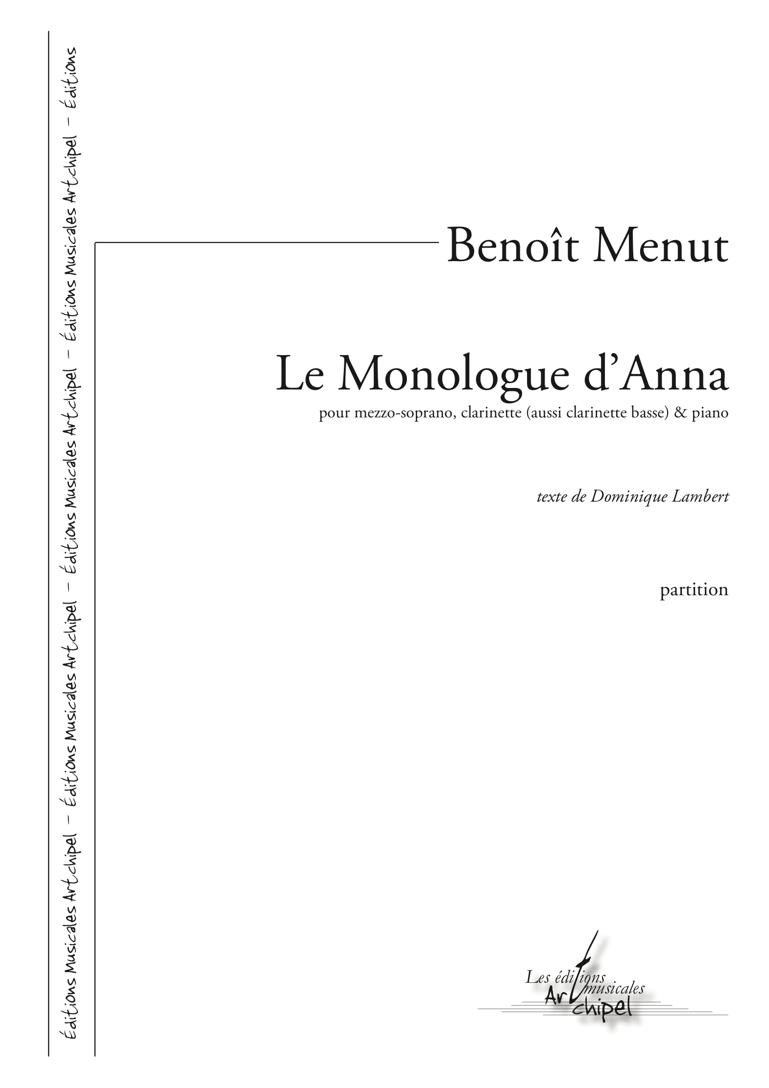 Le Monologue d Anna MENUT Benoit A4 z
